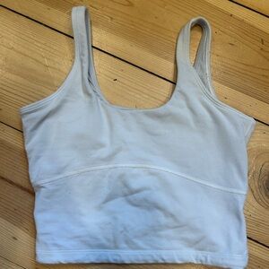 Aritzia White Tri-Action Top